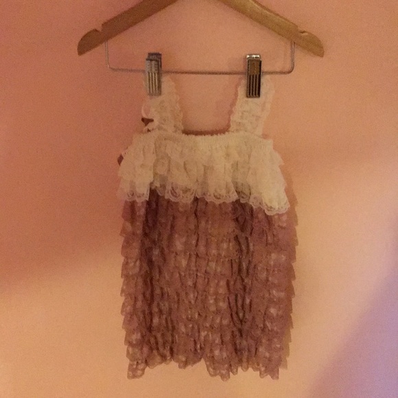 Rose Lavender Romper - Picture 2 of 2